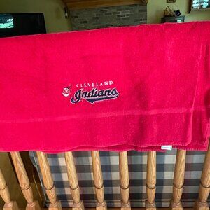 Cleveland Indians Chief Wahoo Terrycloth Beach Towel Red New